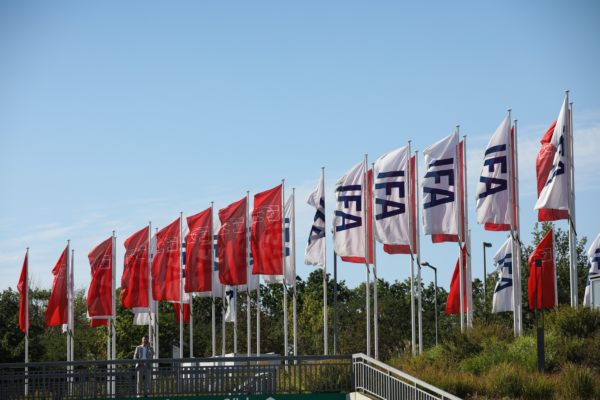 Flags at IFA 2020 Special Edition in Berlin