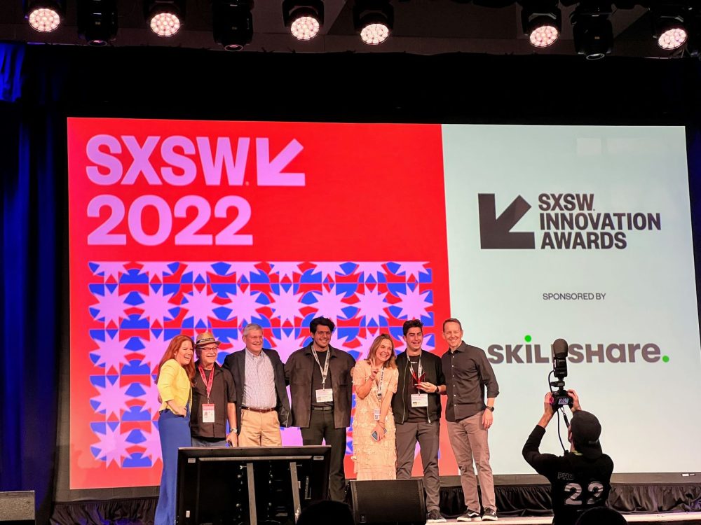 2022 SXSW Innovation Awards: Strap Tech Team for award given to Ara