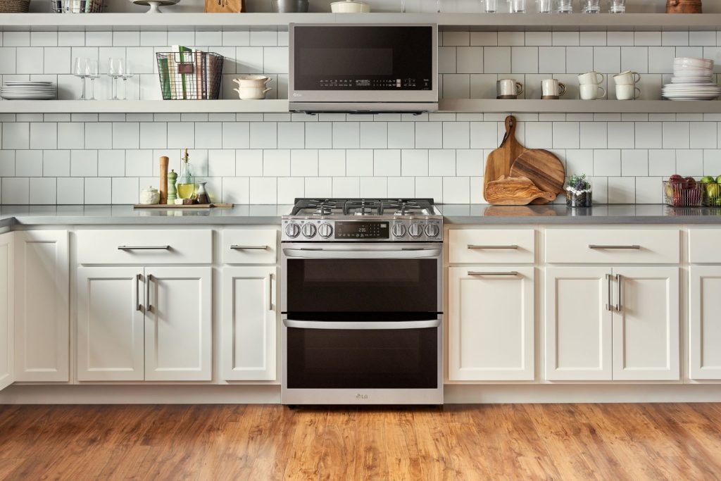 Smart Kitchen Appliances: LG InstaView Double Oven, Slide-In Range
