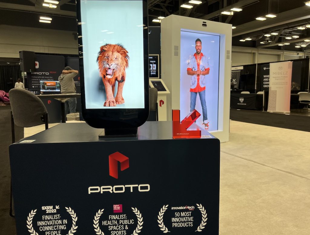 2022 SXSW Innovation Awards: Proto M hologram device