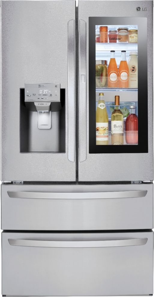 In LG's line of Green Appliances, the InstaView fridge saves 7 percent of energy.