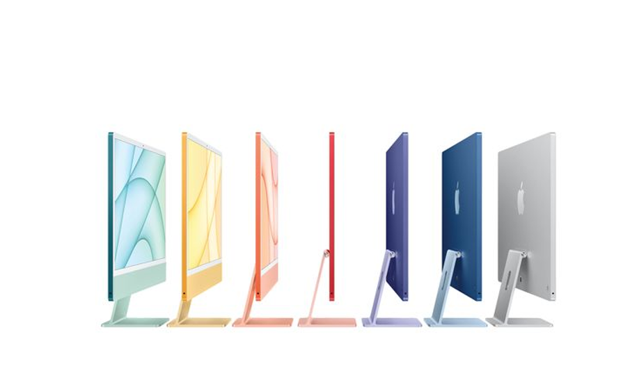 The iMac desktops that come in different colors