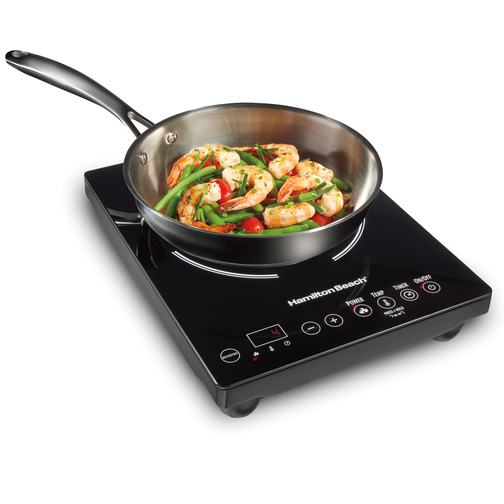 Hamilton Beach Induction Stove that uses induction technology.