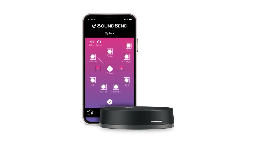 As with the original Monaco 5.1 system, the SoundSend wireless hub and accompanying app allow users to control every audio aspect of the system.
