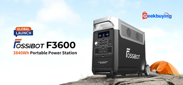 FossiBot Launches F3600, an Innovative Portable Power Station